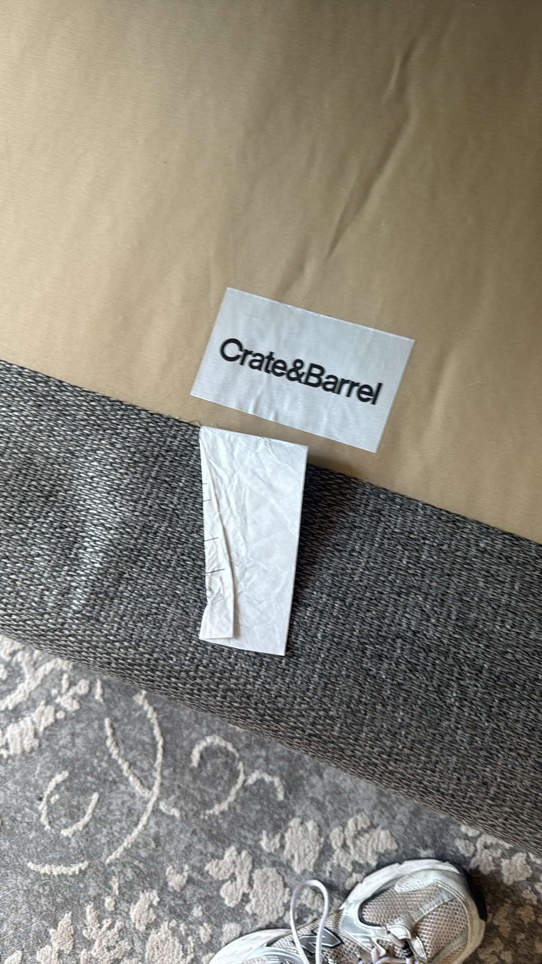 Crate and Barrel Lounge Deep - Pending Cleaning