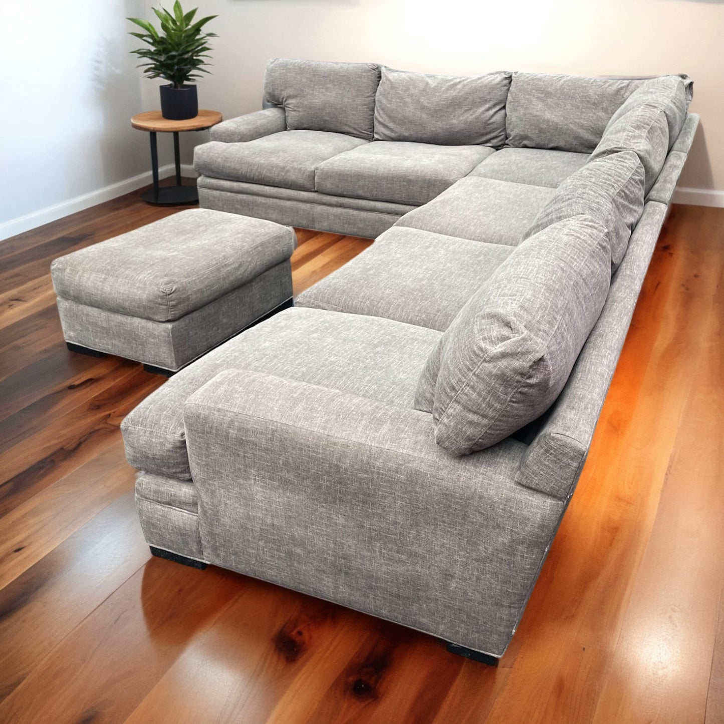Cindy Crawford 5-pc Sectional Couch with Ottoman