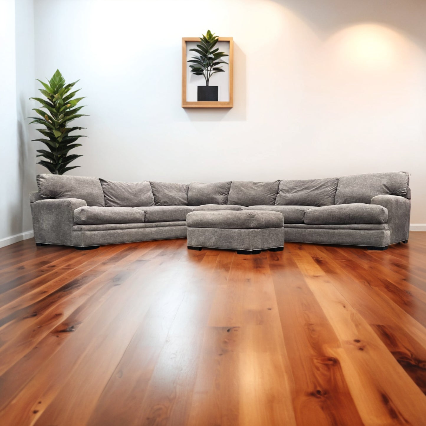Cindy Crawford 5-pc Sectional Couch with Ottoman