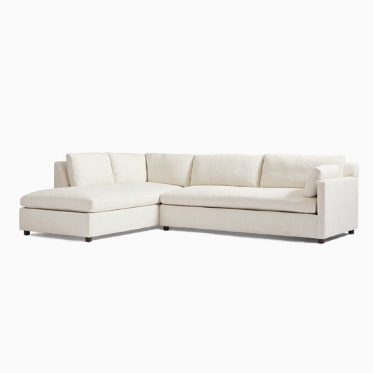 West Elm Marin 2-Piece Bumper Chaise Sectional (Pending Cleaning)