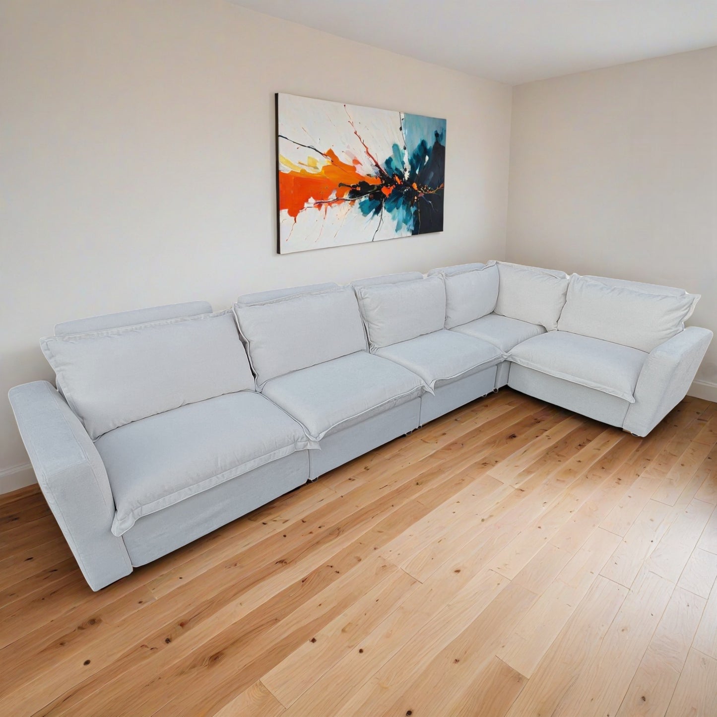 Homebody Luxe L-Shape Sectional 5 Seat (includes 2 recliners)