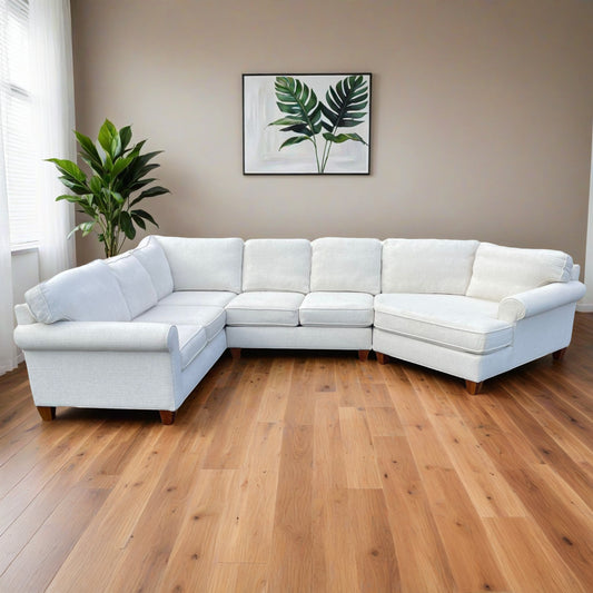 Havertys Rolled Arm Sectional