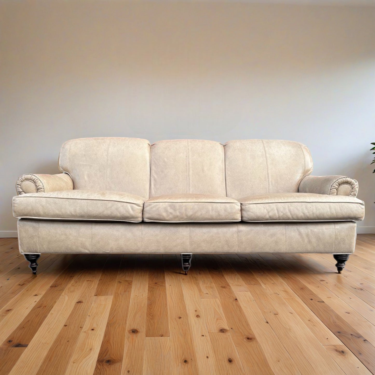 Genuine Leather Sofa and Loveseat Set