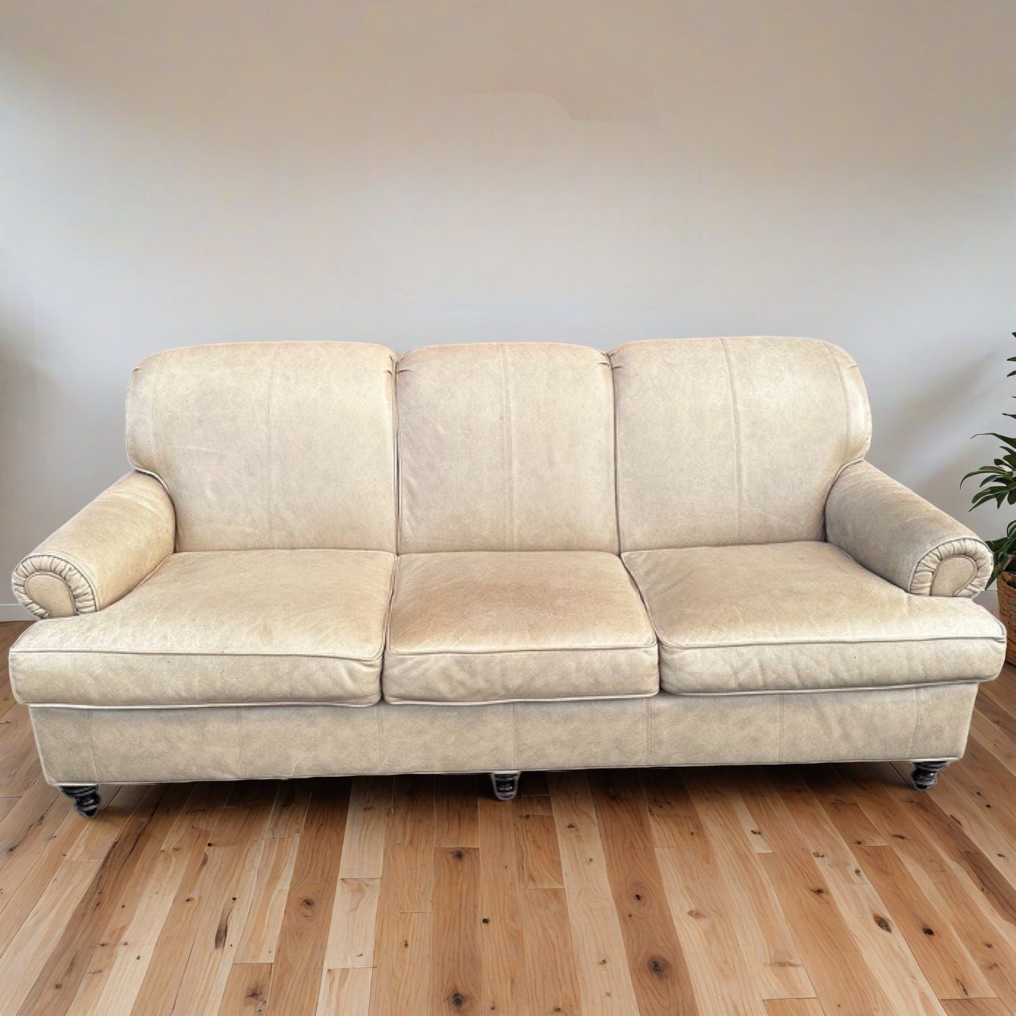 Genuine Leather Sofa and Loveseat Set