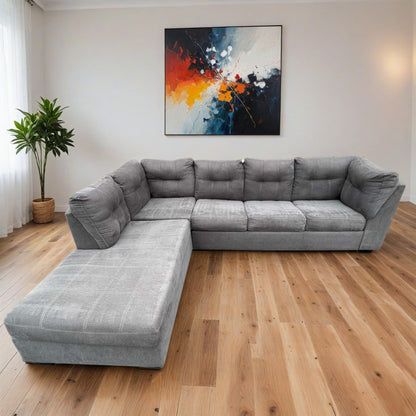 Ashleys Furniture Pitkin Sectional Couch with Pullout Bed