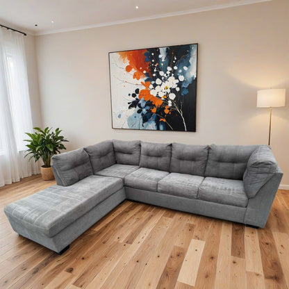 Ashleys Furniture Pitkin Sectional Couch with Pullout Bed