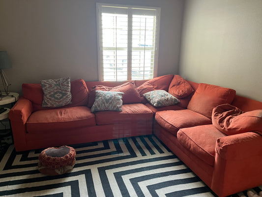 Lee Industries Sleeper Sectional (Pending Cleaning)