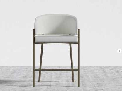 Rove Concepts Microfiber Leather Solana Counter Stool (Qty: 3)